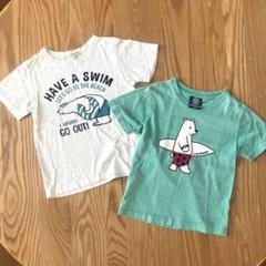 キッズ　くまTシャツ２枚セット　120cm &110cm