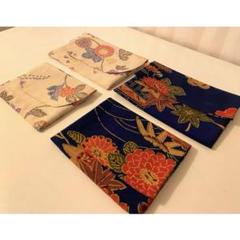 ハンドメイド 和風花柄マルチケース4つセット　②