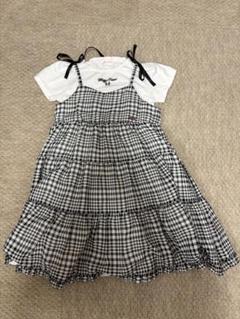 メゾピアノ　ワンピース　シャツ　セット　120