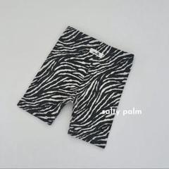 salty palm 2点セットゼブラ柄　レオパード柄　ハーフパンツ 120
