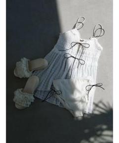 SNIDEL スナイデル 【WEB限定】ワンピースセットビキニ WHT