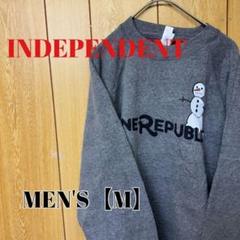 TQ124【US輸入】INDEPENDENT　スウェット【メンズМ】グレー