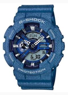 【生産終了品】CASIO G-SHOCK デニム アナログ デジタル 腕時計