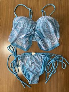 新品タグつきリエンダ水着 セール】ﾀﾞﾌﾞﾙﾌﾘﾙﾜｲﾔｰｶｯﾌﾟﾋﾞｷﾆ（水着）｜rienda（リエンダ）の