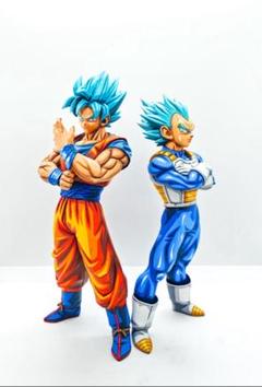 ドラゴンボール 悟空 ベジータフィギュア 改造 リペイント 2体セット ドラゴンボール 悟空&ベジータ フィギュア 2体セット - メルカリ