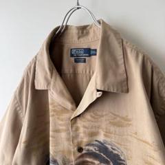 カ*ル様 ポロ ラルフローレン 半袖 シャツ XXL vintage camp 90s Polo Ralph Lauren 