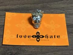 【LOVE&HATE】花冠スカル K18/SV925 スカルペンダント 689810_hd_01.jpg