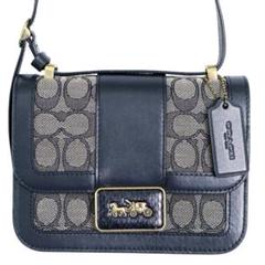 【美品】COACH アリー クロスボディ ミニショルダーバッグ シグネチャー