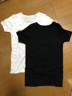 ユニクロ　綿100%半袖肌着　2枚セット