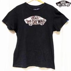 【古着】 VANS ヴァンズ スケートロゴ Tシャツ 黒 【M】