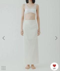 新品タグ付き　BIOTOP lingerie ホワイト タイトスカート BIOTOP(ビオトープ) スカート (レディース)通販｜J'aDoRe JUN ONLINE