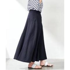 【新品・紙タグ付】IENAのCotton Linen フレアスカート/Naのサムネイル