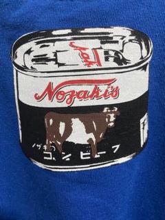 ノザキのコンビーフTシャツ 青 Lサイズ Nozaki's缶詰　川商フーズ(株)