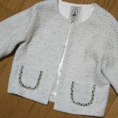 再お値下げleur logette ビジュー付きジャケット アナイ フォクシー