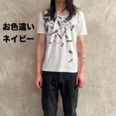 ✨️ニコルクラブフォーメン✨️フェザーTシャツ 半袖Tシャツ ネイビー