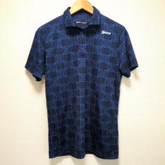 SRIXON スリクソン DESCENTE デサント ポロシャツ 青 L