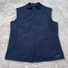 【美品】バーバリーゴルフ　ベスト　ナイロン　ジップ　ブラック　S