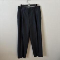 新品タグ付き ダーバン ウール100 スラックス 黒 ブラック タック パンツ imgrc0096432778.jpg