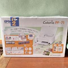 EPSON Colorio PF-71 新品未開封　箱は傷だらけです EPSON Colorio PF-71 新品未開封 箱は傷だらけです プリンター
