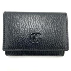 【超美品】グッチ GUCCI 三つ折り財布 ダブルG コンパクトウォレット