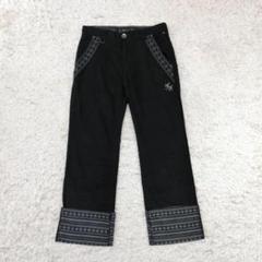 KARLKANI リネン レーヨン クロップドパンツ カールカナイ クロップド丈
