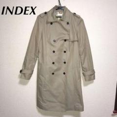 INDEX トレンチコート ウエストリボントレンチコート レディースM