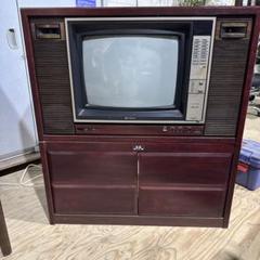 売れ筋商品お見逃しなく ブラウン管テレビ 日立 当時物 C18-291昭和レトロ カラーテレビ テレビ