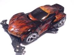 タミヤ ミニ四駆 ナイトハンター リアルフレイムス 塗装済 タミヤ 1/32 ミニ四駆REVシリーズ ナイトハンター （FM-A