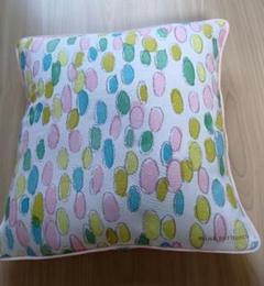 ☆両面 jellybeans大☆ロゴ入り♪パイピングクッションカバー♪