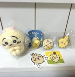 ちいかわ　うさぎ　まとめ売り　うさぎくら寿司　缶バッジ　クッキーチャームコット