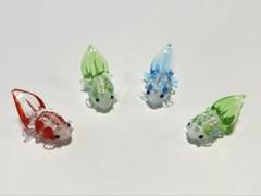 ガラス細工　金魚　4個セット ②