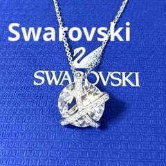 スワロフスキー　ネックレス　Neva Long Blue ロング正規品極美品箱付 スワロフスキー ネックレス アンジェリックスクエア ブルー 正規