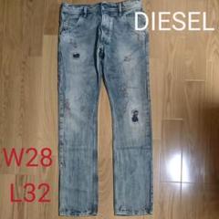【DIESEL】ダメージ加工 デニム ジーンズ ストレート