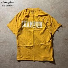 champion半袖プリントTシャツ古着イエローCBOY当時物unisex美品