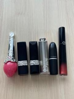コスメまとめ売り★シャネルディオールMACなど♡19点 デパコスまとめ売り CHANEL DIOR MAC 口紅 ハイライト リップ