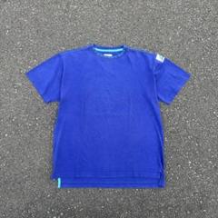 90s adidas equipment リンガーTシャツ フェードブルー L