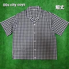 old unknown city coys 短丈　ボックスシルエット　半袖シャツ