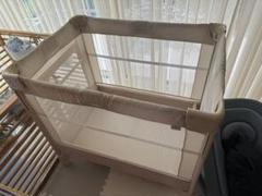 アップリカ ココネルエアー　ミルクホワイト　折り畳みベビーベッド