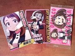 麗日お茶子　カード&ステッカーセットのサムネイル
