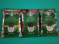 スターバックス　ORIGAMI　ドリップコーヒー　3袋のサムネイル