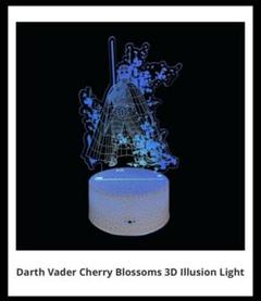 ダースヴェイダーチェリーブロッサム3Dイリュージョンライト ダースヴェイダーチェリーブロッサム3Dイリュージョンライト