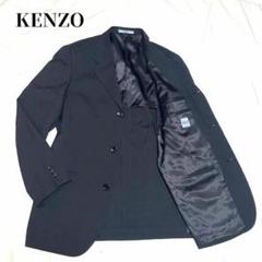 KENZO ケンゾー　テーラードジャケット ウール　ダブル ブレスト　90s セール】'KENZO Weave' ワークウエア ジャケット（テーラード