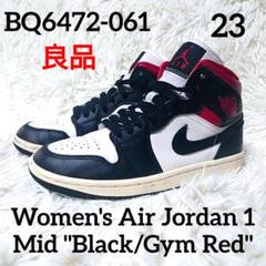 良品 ✨️ Air Jordan 1 Mid Black Gym Red 23