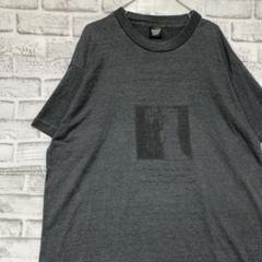 USA製90sヴィンテージTシャツ！シングルステッチ　グレー半袖古着　XL715