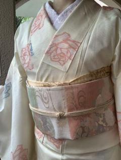 RoseMary 紋紗 単 アイボリー夏キモノ 小紋 単品 RoseMary様専用 紋紗 単 アイボリー夏キモノ 小紋 単品 - メルカリ