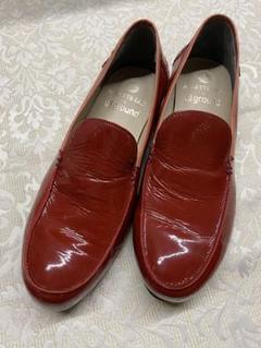 grounds 赤ローファー エナメル 26 JEWELRY LOAFER - ENAMEL BLOOD / BLOOD (ジュエリー ローファー