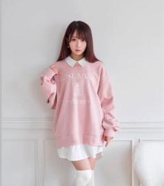 ROSE MUSE ベージュ シャツ付きトレーナー off shoulder sweat top – BUNNY APARTMENT