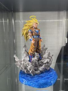 y*u様 ドラゴンボール　フィギュア　孫悟空　サイヤ人3 ジオラマ　リペイント ドラゴンボール フィギュア 孫悟空 サイヤ人3 ジオラマ