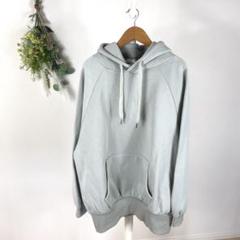 T0849 レイカズン　パーカー　フリーサイズ　グリーン　パステル　淡い　フード
