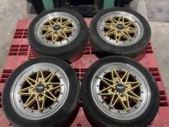 WORK EQUIP 03 ゴールド 15インチ 4H100 6.5J-9 4本 60 送料無料